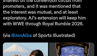 Would you like to see AJ STYLES in NJPW come 2026?