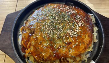 Okonomiyaki in Hakodate