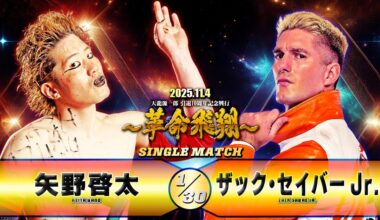 ZSJ vs Keita Yano at Tenryu Project on November 4, 2025.