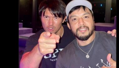 Katsuyori Shibata and Kenta reunited