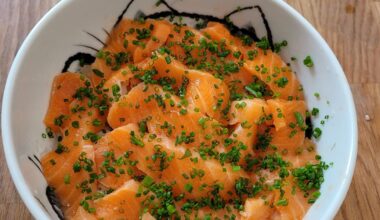 Salmon + chives Don