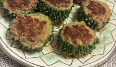 Stuffed Goya (Bitter Melon)