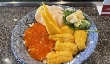 The Hokkaido Donburi at Mahzu Sushi and Grill in Gainesville, Fl