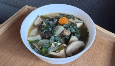 Made some kenchin since this COVID is kicking my ass