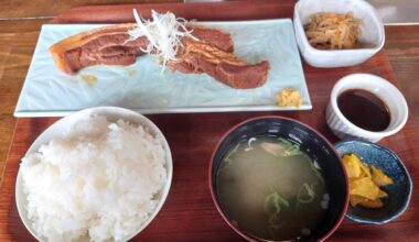 豚の角煮定食
