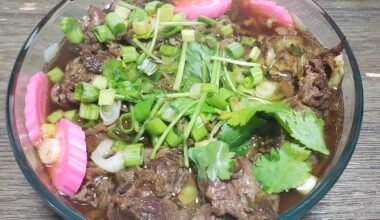 This was the best bowl of udon I've made so far.