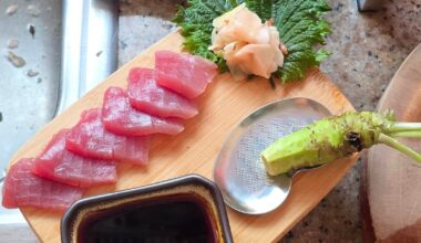 My first stab at sashimi