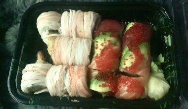 The Sushi I had for lunch today 8/30/2025.