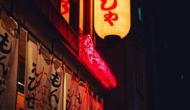 Captured some night views at Tenma, Osaka