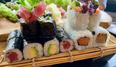 Wedding anniversary sushi