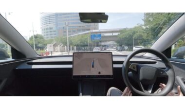 Tesla begins test drive of "self-driving" in Japan; video released showing car driving through city streets using "FSD"
