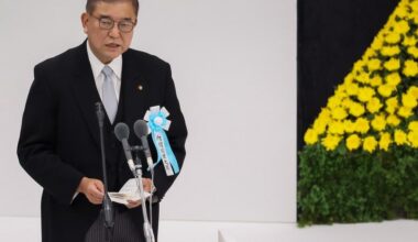 What did China find problematic about Prime Minister Ishiba's "remorse" remarks?