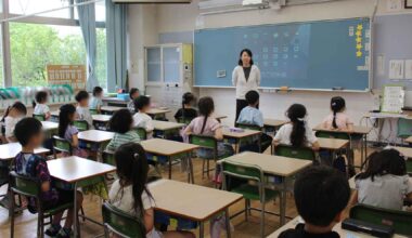 What is the "pre-class system" that Minato Ward has introduced to all public elementary schools, which requires no budget and is effective in solving the "first grade problem"?