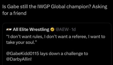 I don’t like this insinuation that he’s not defending the title