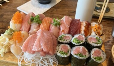 Sushi from my favorite spot. East Bay, California- $54 for the set.