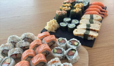 I craved sushi, but the local restaurants are.. meh. So I made some!
