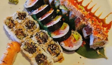 Sushi is always my go-to meal after I get back from vacation