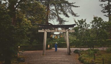 Took this picture in Kenrokuen