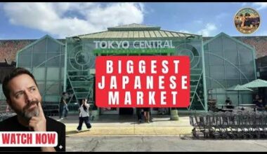 I Explored Tokyo Central the BIGGEST Japanese Market in CA!