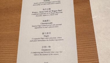 My first omakase.  Amazing.