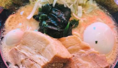 This is the thickest chashu ramen I’ve ever had in Japan… Do you have any special ramen recommendations to share?