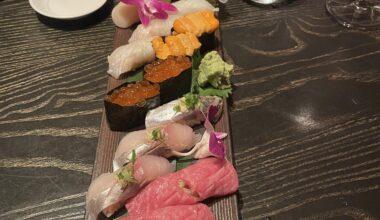 What is the appropriate order to eat nigiri?