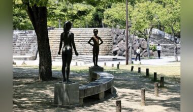 Are nude statues in town outdated? Moves to remove them across the country... Elementary school student: "It's embarrassing to look at them."