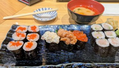 Quick sushi lunch