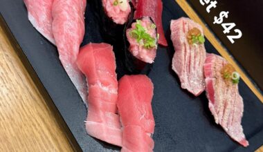 Nigiri from Sushi Zanmai LA