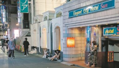 A woman working as a prostitute around Kab ukicho Okubo Park area said 70% of my clients were foreigners