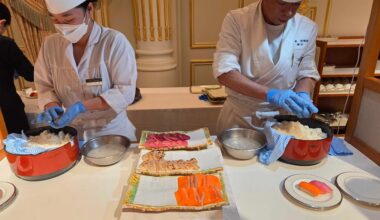 Sushi Station at an event