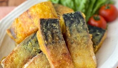 For Curry Lovers! Curry-Grilled Mackerel