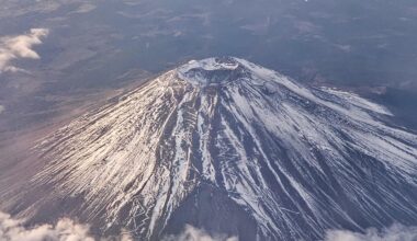 Mount Fuji from my plane window