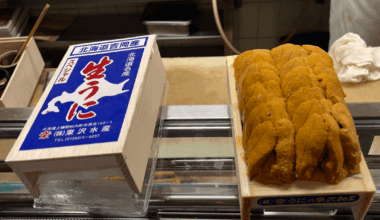 Higashizawa-brand kita-murasaki uni - Tasuke-sushi, Taito City, Tokyo