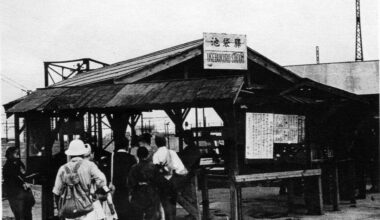 The evolution of Ikebukuro station over 14 years: 1946, 1953 and 1960