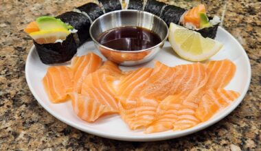 Quick salmon snack