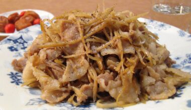Pork and Burdock Root Stir-Fry