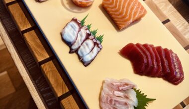 Sashimi Omakase at home on a Friday night