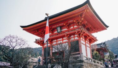 Kiyomizu-dera Temple during spring