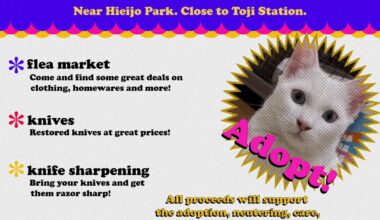 Flea market close to Toji
