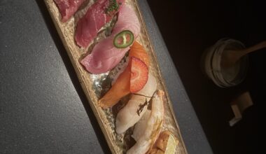 Tried a new place. A la carte nigiri was great quality.