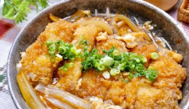 Japanese Teisyokuya-Style Katsutoji (Pork Cutlet Simmered with Egg)