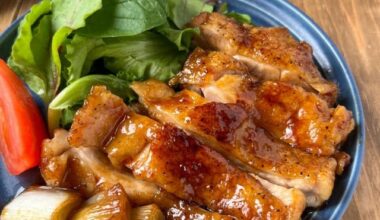 Golden Teriyaki Chicken with Scallions