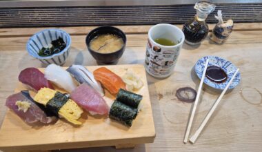 Sushi lunch set for $7.50