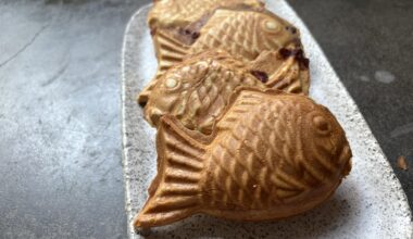 I made taiyaki!