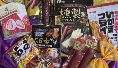 Snacks from mom’s trip! I might devour these in just 2 days