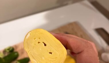 For my first attempt at making tomagoyaki I was really happy