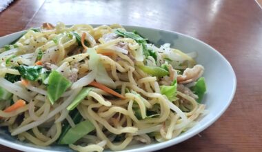 Salt-Flavored Yakisoba with Extra Veggies