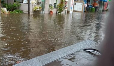 My region got flooded today