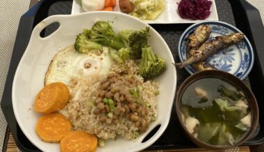 Topical Japanese Breakfast after work out
